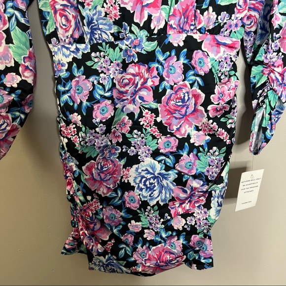 NWT FOR LOVE & LEMONS BRANDY MINI DRESS - AZALEA size small, revolve - Picture 11 of 16